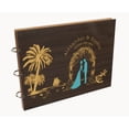 thumbnail image 7 of Darling Souvenir Personalized Engraved Laser Cut Wedding Guest Book Wooden Cover Sign-in Book Registry Guestbook Scrapbook-MH, 7 of 7