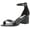 Black/Leather, variant on Women's Irenee Heeled Sandal