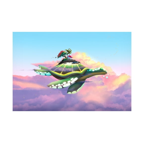 Trademark Fine Art Fadil Roze The Floater Canvas Wall Art