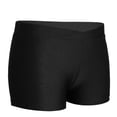 thumbnail image 5 of inlzdz Kids Girls Sparkle Gymnastic Leotard Outfits with Shorts Dance Bodysuit Swimwear Set 4-16Year Black 6, 5 of 7