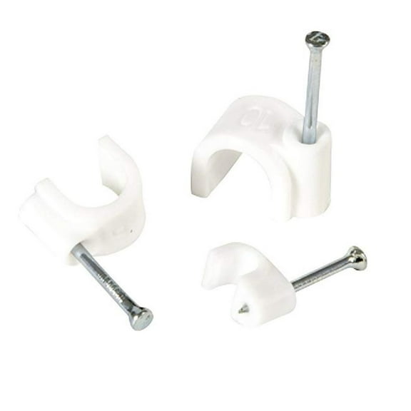 SupaLec Round Cable Clips (Pack of 100)
