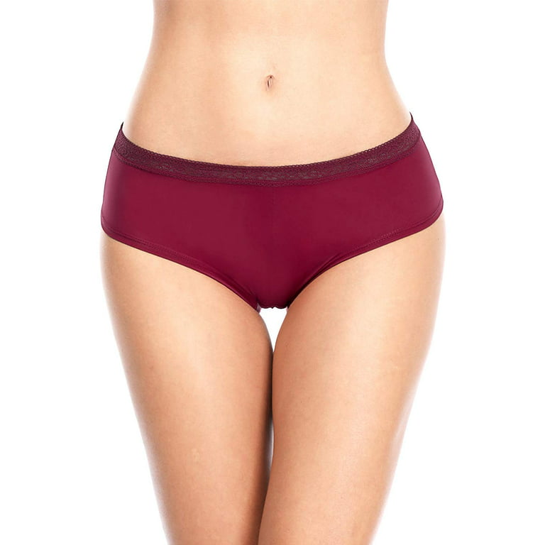 Charmo Women's High Waist Panties Soft Cotton Underwear 4 Pack Briefs