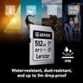 thumbnail image 3 of Memory Card Lexar Armor Silver PRO SDXC 512GB UHS-II V60, 3 of 7