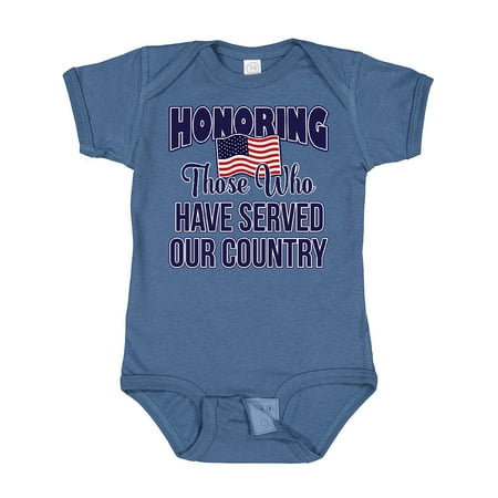

Inktastic Veterans Day Military Honoring Those Who Serve Gift Baby Boy or Baby Girl Bodysuit