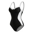 thumbnail image 5 of Fewfanhot Womens Swimsuit One Piece Swimsuit Tummy Control Bathing Suit Slimming Color Block Swim Suits, 5 of 6