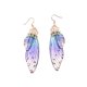 thumbnail image 1 of Pendientes Largos Coloridos Con Alas De Cigarra, Pendientes De Cristal Con Alas De Mariposa Transparentes Para Novia Para Mujer matsuzay AP005642-00, 1 of 6