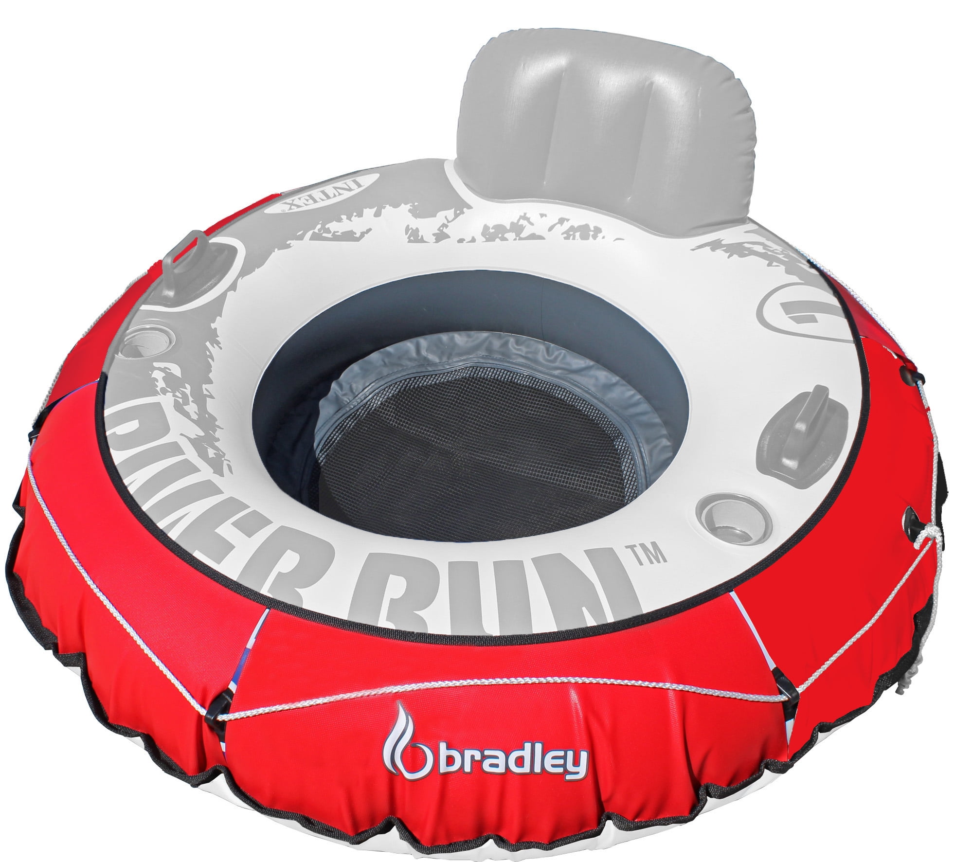 Bradley Pack of four - River run tube cover; compatible with Intex River Run tubes; convert your pool tube into heavy duty rafting tubes.  Fits most inflatable 53 inch river float tubes.
