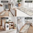 thumbnail image 5 of Brown Boho Line Art Face and Plant Pattern Kitchen Rugs Sets Of 3,Kitchen Runner Rugs Non Skid Washable,Decorative Kitchen Floor Mats for Kitchen,Sink,Laundry,17"x30"+ 17"x47" + 17"x59", 5 of 6