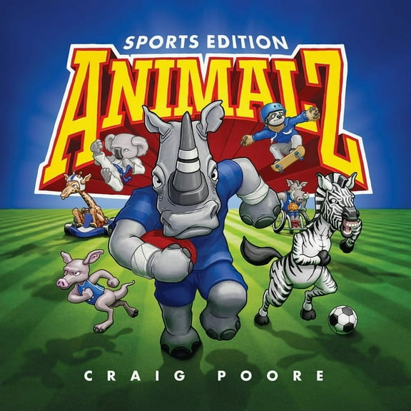 ANIMALZ - Sports Edition: An alphabet book of animals and sports, (Paperback)