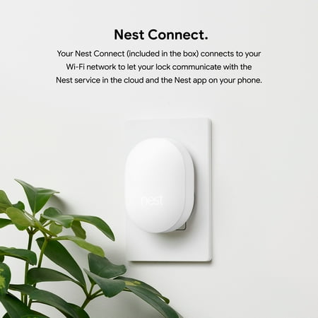 Nest x Yale - Smart Lock Wi-Fi Replacement Deadbolt with App/Keypad/Voice assistant Access - Black Suede