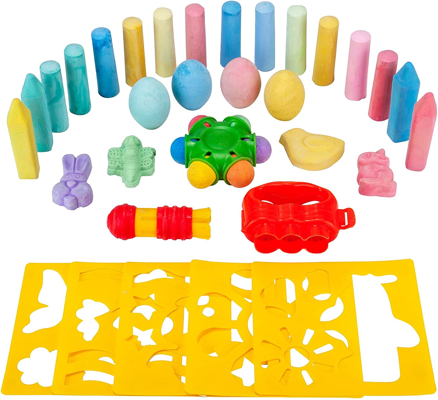 ZHBDMGK Sidewalk Chalk Set with Holder for Kids, 12Pcs Dust-free Washable  Toddler Chalk in 12 Colors for Blackboard Drawing Writing Toys Gift Party