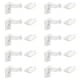 thumbnail image 3 of Cerraduras de Seguridad para Gabinetes A Prueba de Bebés (Paquete de 10): No Requieren Taladros Ni Herramientas, Compatibles con la Mayoría de Gabinetes y Cajones., 3 of 5