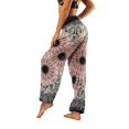 thumbnail image 2 of SWSMCLT Women's Yoga Pants Joggers Palazzo Ankle Vintage Thin Boho Workout Trousers Loose Wide Leg Style2 2-4, 2 of 2