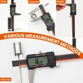 thumbnail image 3 of HARDELL Digital Caliper, 0-8 Inch Caliper Measuring Tool with Large LCD Screen, Auto-Off, Inch/Fractions/MM Conversion, Electronic Stainless Steel Micrometer for DIY, 3 of 7