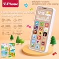 thumbnail image 3 of LNGOOR 18-Button Interactive Learning Phone - Teaches English  Math  Fruits  Colors  and Music with Rechargeable Lithium-Polymer Battery and USB Charging, 3 of 6