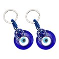 thumbnail image 2 of MasteelfCA 2 Pcs Creative Evil Eye Key Chain Fashion Bag Hanging Pendant Practical Key Ring, 2 of 8