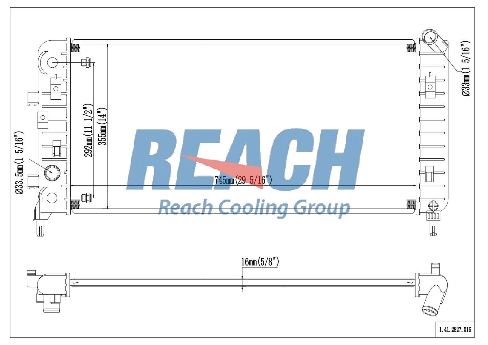 REACH Radiator 41-2827