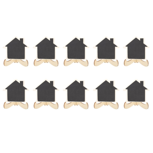 10 letreros de pizarra en miniatura, letreros de pizarra pequeños, letreros de comida, decoraciones de mesa