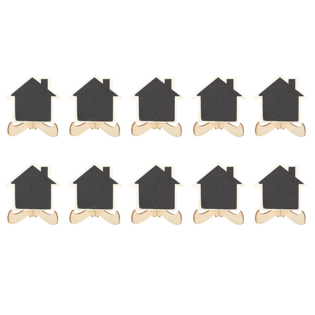 10 letreros de pizarra en miniatura, letreros de pizarra pequeños, letreros de comida, decoraciones de mesa
