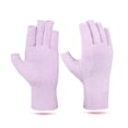 thumbnail image 2 of Guantes de compresión para terapia de artritis, manoplas para aliviar el dolor en las articulaciones (púrpura L) Tmvgtek Deportes Acuáticos, 2 of 4