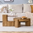 thumbnail image 2 of Noble House Detachable Combo Coffee Table,MDF Wood Grain,Walnut, 2 of 10