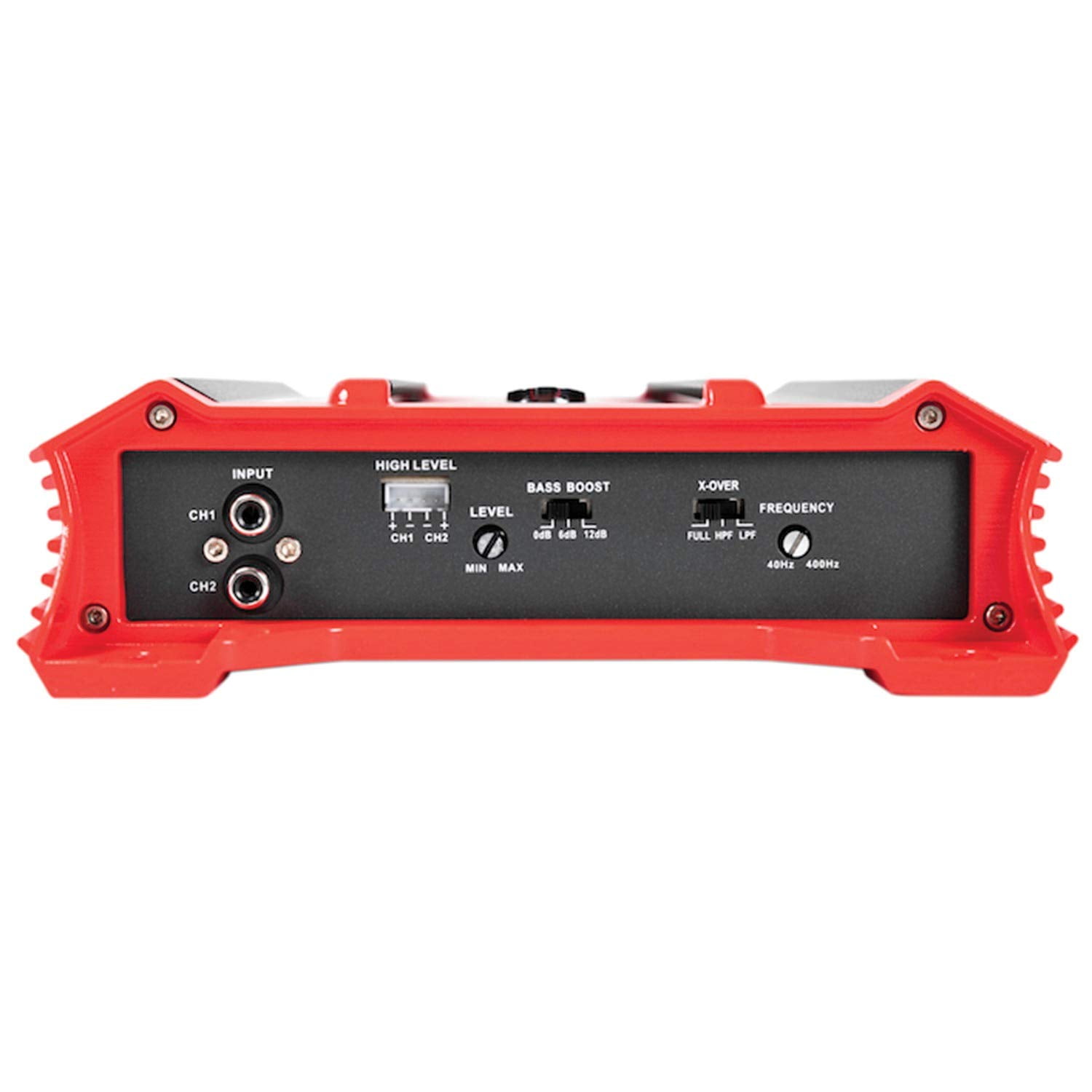Crunch GP-1500.2 Bass Boost Adult Vehicle Audio Amplifier, Multicolor, 3.8 lbs
