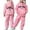 Pink, variant on 2-Piece Kids Warm Long Sleeve Hoodie Sweatshirt & Jogger Sweatpants Set with New York Letter Print – Toddler Boys Girls 2-13 Years