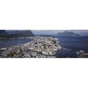 Cityscape Alesund Norway Poster Print by  - 36 x 12