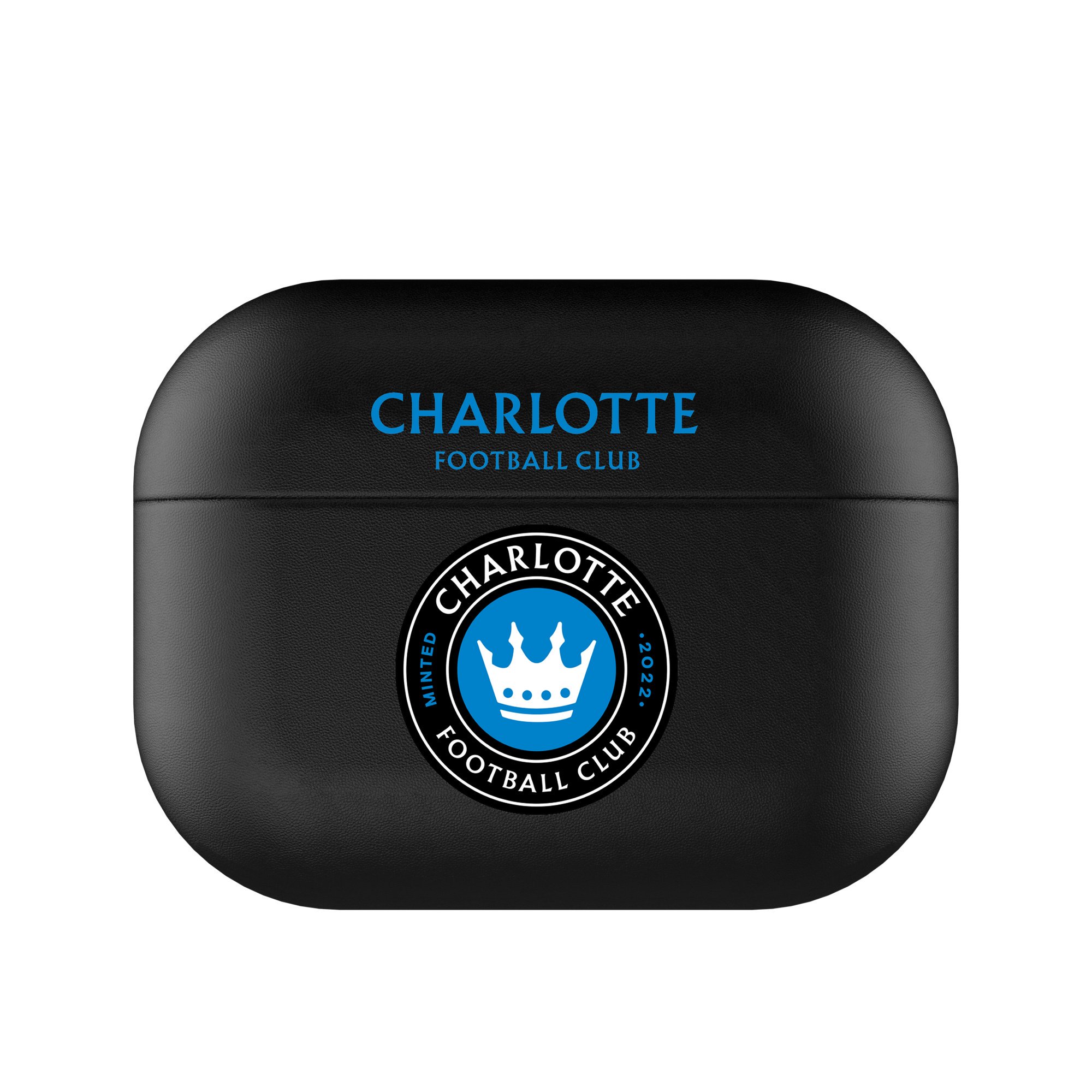 Black Charlotte FC Insignia AirPods Case Cover
