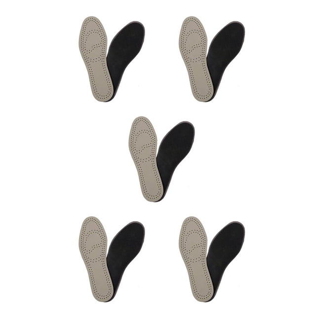 Plantilla de cuero Sonducket para zapatos desodorantes absorbentes de golpes albaricoque claro