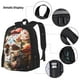 thumbnail image 3 of Easygdp Rose Floral Skull Mochila para Niños y Niñas con Set de Caja de Almuerzo y Estuche para Lápices 3 en 1, Mochila Escolar Estampada para Adolescentes, 3 of 7
