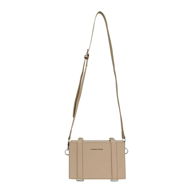 Bolso Cruzado Fernando Clásico de Nailon con Múltiples Bolsillos para Hombre Marrón
