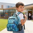 thumbnail image 3 of KUIFORTI Peacock Toddler Backpack for Girls Kids School Bag with Multiple Organizer Pockets Fashion Adjustable Straps for Preschool Kindergarten Back to School Gifts, 3 of 7