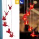 thumbnail image 4 of Campanas de viento solares, lámpara colgante LED con energía solar impermeable que cambia de color para decoración al aire libre, 4 of 5