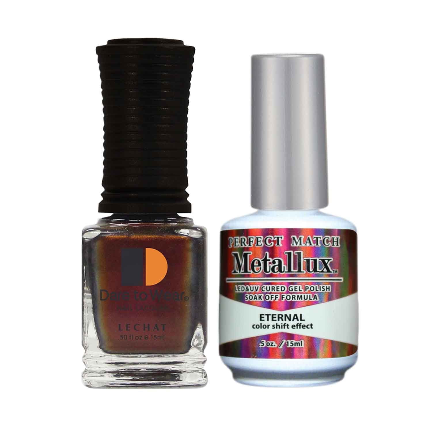 LECHAT Perfect Match Gel Polish & Nail Lacquer Duo 0.5oz/15ml MLMS02 - ETERNAL