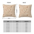 thumbnail image 2 of Yiaed Coffee Time Print Pillow Covers Super Soft Decorative Square Throw Pillow Covers Case Cushion Covers for Sofa Couch Bedroom Car Decor（No pillow core）-26"x26", 2 of 7