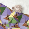 thumbnail image 2 of Pofeuu German Shepherd Dog Print Puppy Blanket,Dog Blankets,Pet Blanket Cozy Cat Blankets for Indoor Cats, Fuzzy Pet Blanket for Kitten Doggy Dog Blankets-Large, 2 of 8