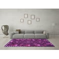 thumbnail image 3 of Ahgly Company Indoor Rectangle Oriental Purple Traditional Area Rugs, 2' x 5', 3 of 4