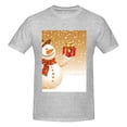 thumbnail image 4 of Bingfone Christmas Snowman Gift Men'S Loose Fit Short-Sleeve Pocket T-Shirt, 4 of 7
