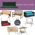 thumbnail image 6 of XXLYY Porch Swing Cushions, Waterproof Swing Replacement Cushions with Backrest and Ties, Garden Bench Seat Cushion, Outdoor Porch Patio Swing Non-Slip Chairs Pad, 6 of 8
