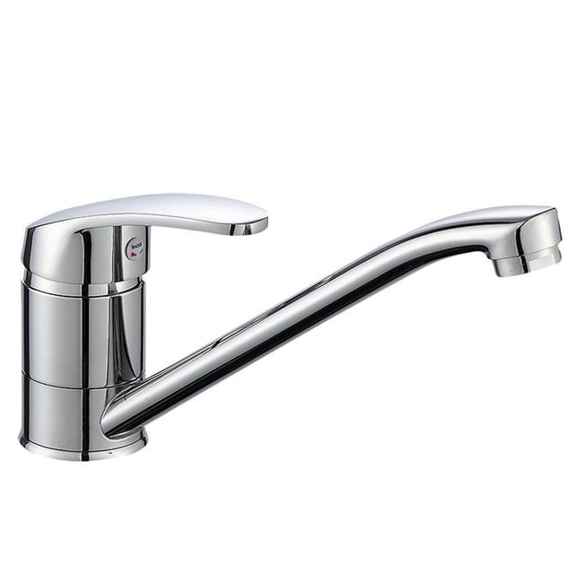 Bathroom Faucet Swivel Kitchen Sink Tap Extended Neck Cold And Hot Water Mixer Tap Single Handle Zinc Alloy Washbasin Faucet