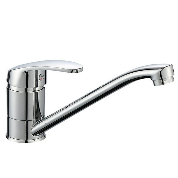Bathroom Faucet Swivel Kitchen Sink Tap Extended Neck Cold And Hot Water Mixer Tap Single Handle Zinc Alloy Washbasin Faucet