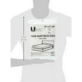 thumbnail image 2 of Uboxes Twin Size Mattress Covers, 40" x 12" x 86", Clear, 2 Pack, 2 of 8