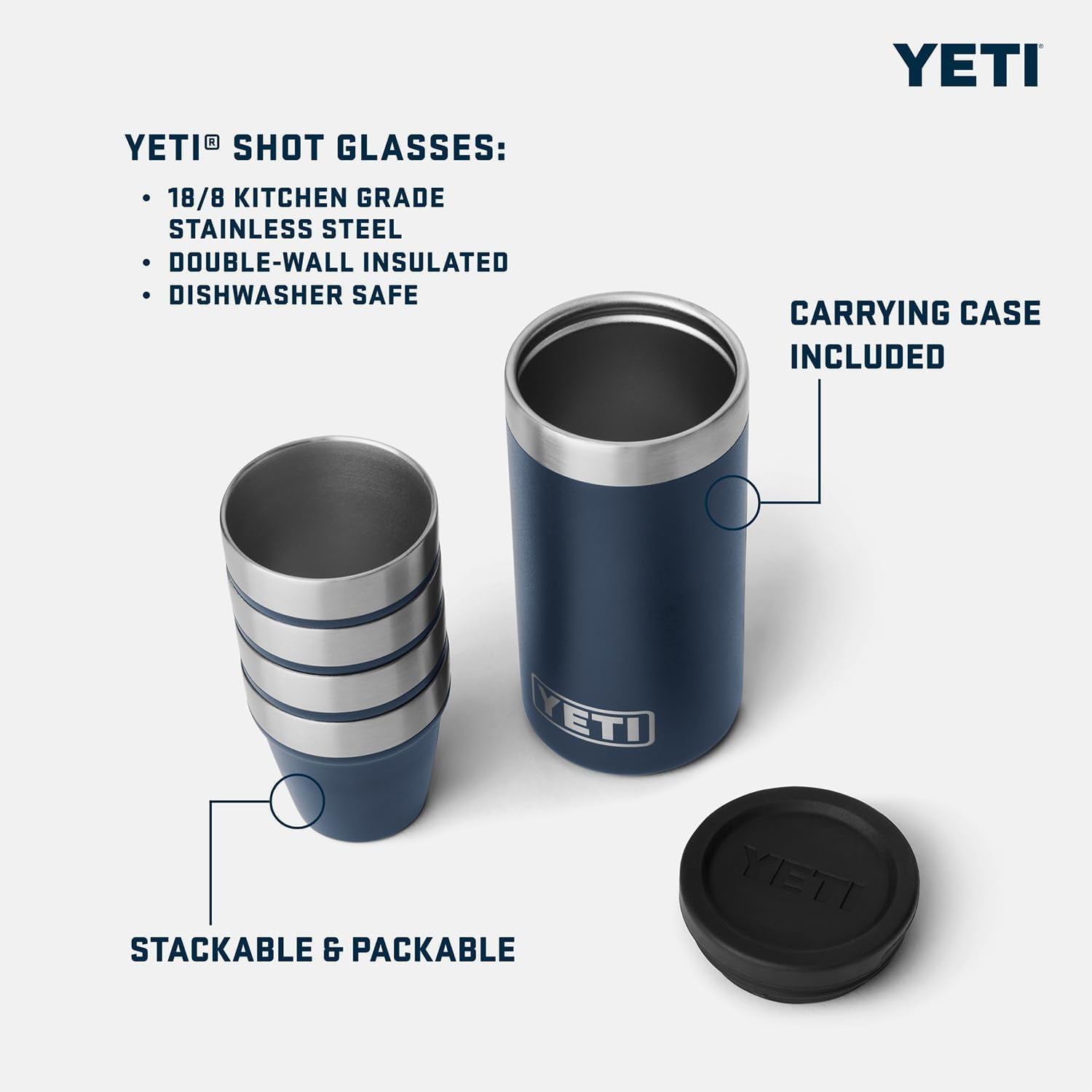 新品 YETI SHOT GLASSES 4個セット カモフラージュ 迷彩 新品 YETI SHOT GLASSES 4個セット カモフラージュ 迷彩 新品