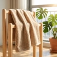 thumbnail image 6 of Solid-colored Waffle Plush Towel, Soft Water-absorbent Quick-drying Fluffy Towel, for Bathroom Restroom Hotel Travel Camping Face Wash Wet Hair Wipe, 6 of 7
