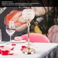 thumbnail image 4 of Candlestick Holder, Durable Single Head Candlestick Prop Minimalist  Candle Holder Gold Hollow  for Home, 4 of 8