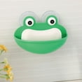 thumbnail image 2 of HYROOY Frogs Shaped Soap Dish Holder with Suction Cups Kitchen Bathroom Soapbox for Cas, 2 of 7