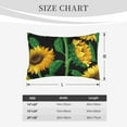 thumbnail image 6 of EasygdpSunflower 1 Polyester Fiber Double-Sided Pillowcase,Super Soft,Comfortable And Luxurious Pillowcase,Not Easy To Break Or Deform- 16"X24", 6 of 9