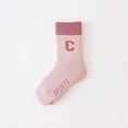 thumbnail image 4 of HCNTES Toddler Kids Boys Girls Crew Socks Children 1T 2T 3T 4T 5T 6T 7T Socks for Spring Summer(X01-Brick Red,4.5-5 Years), 4 of 9