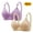 Purple, variant on 2PC Mini-mizer Bras for Women's Push-Up Embroidered Glossy Comfortable Breathable Bra Underwear No Rims